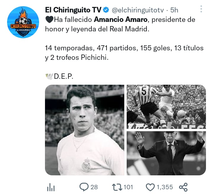 Amancio Amaro Real Madrid