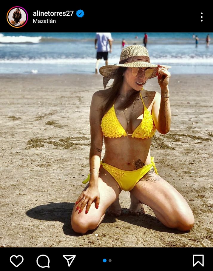 Show off your figure in the sand of the sea!