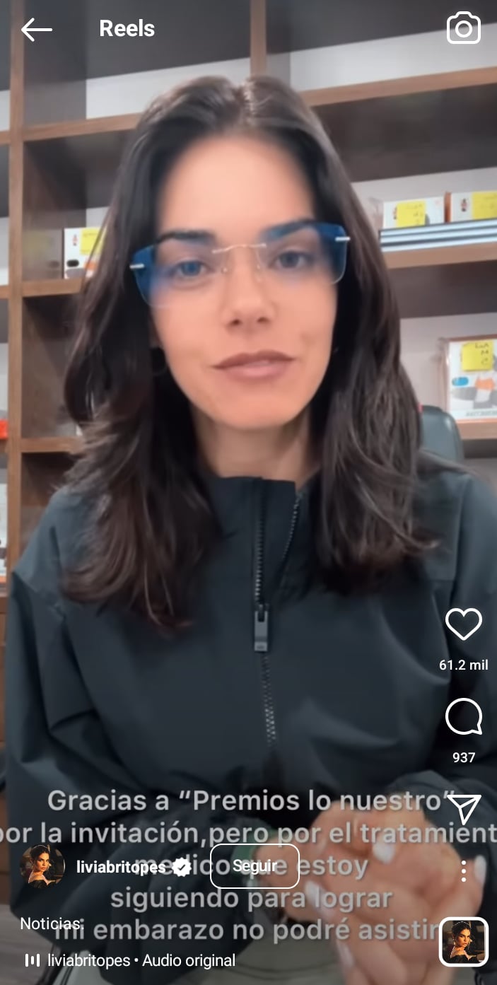 Livia Brito reacciona arresto