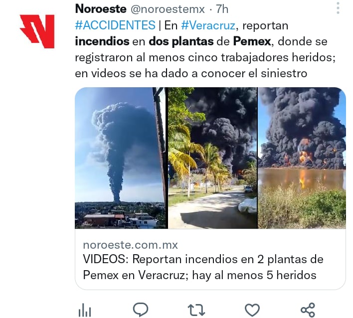 El incendio logró ser sofocado en su totalidad