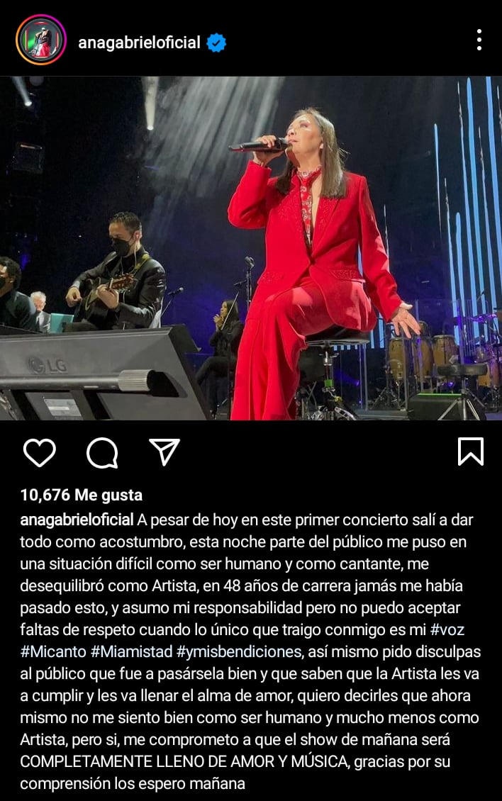 Ana Gabriel announces retirement