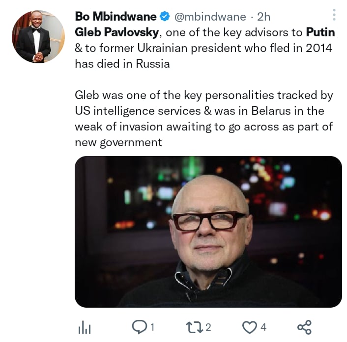 Muere Gleb Pavlovsky