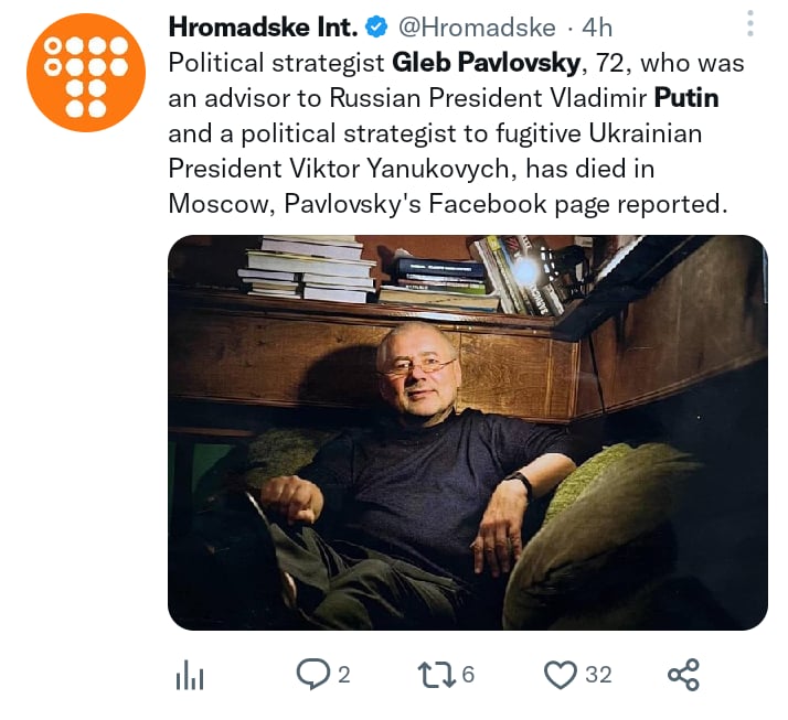 Muere Gleb Pavlovsky
