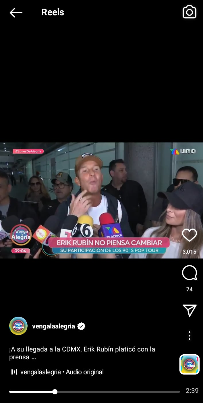 Erik Rubín gustan mujeres