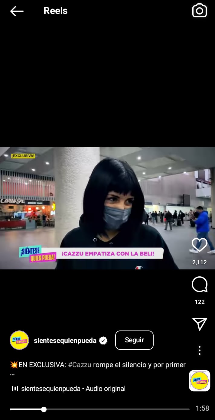 Cazzu habla de Belinda