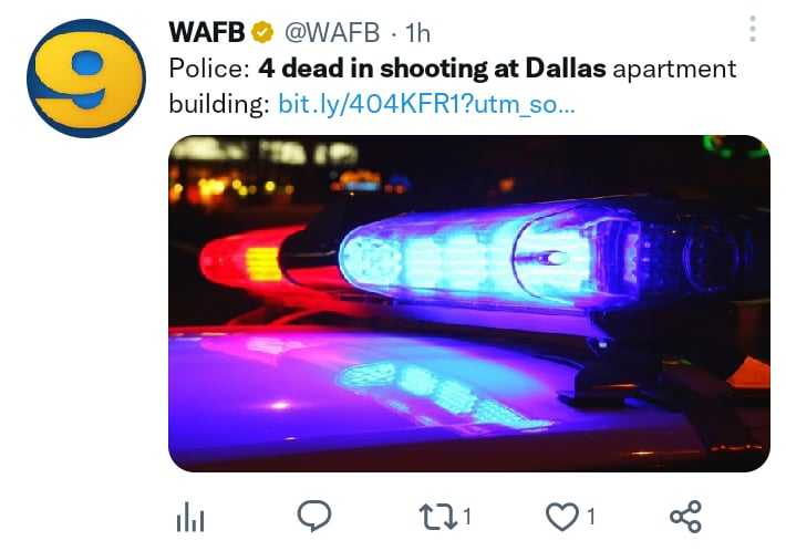 Tiroteo edificio de apartamentos en Dallas