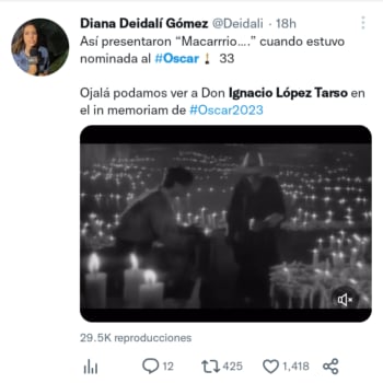 Ignacio López Tarso Premios Oscar