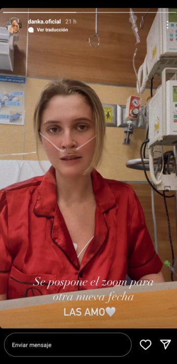 Hija Daniela Castro hospitalizada
