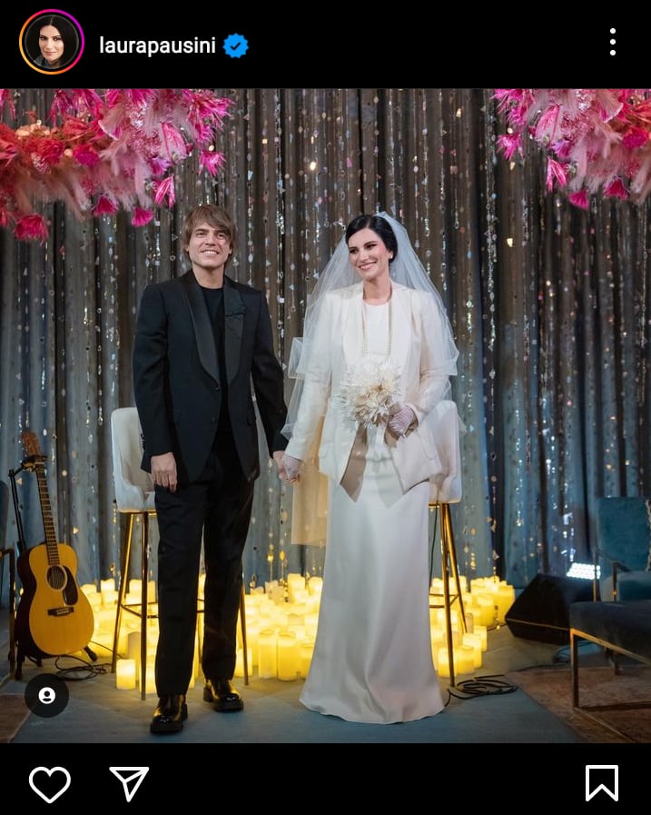 Laura Pausini gets married