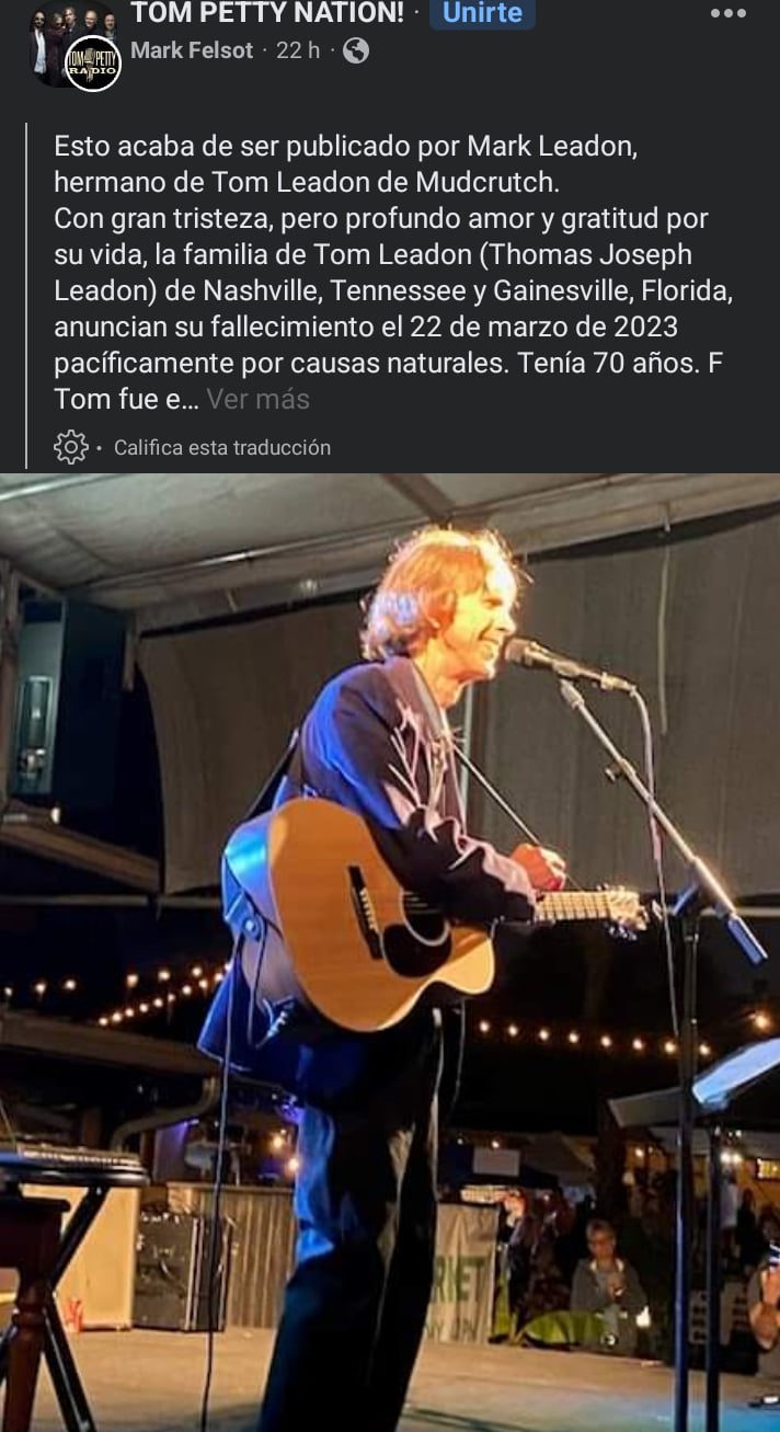 Muere guitarrista Tom Leadon