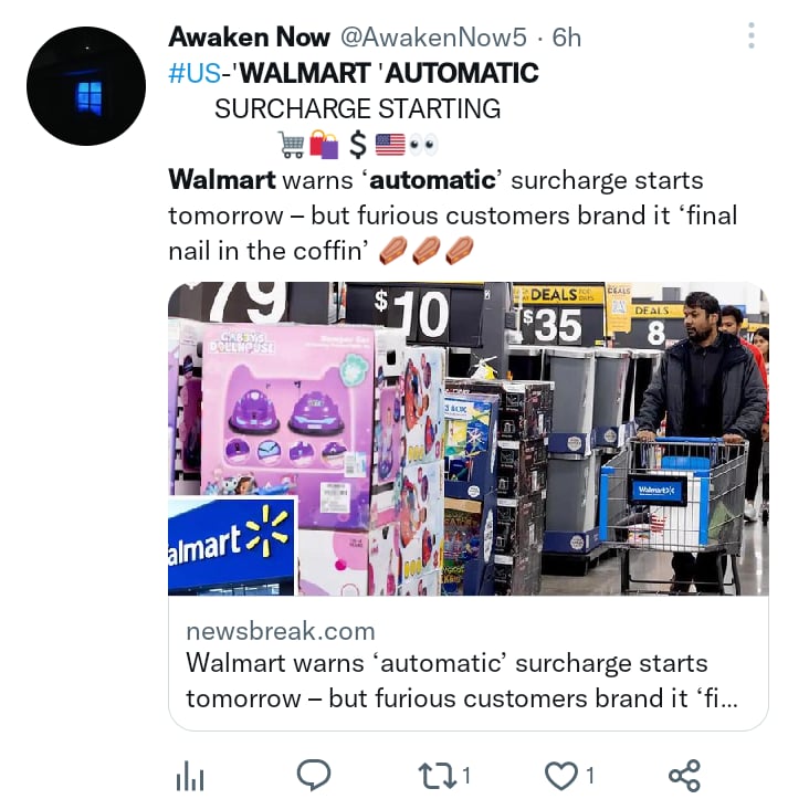 Walmart advierte sobre recargo