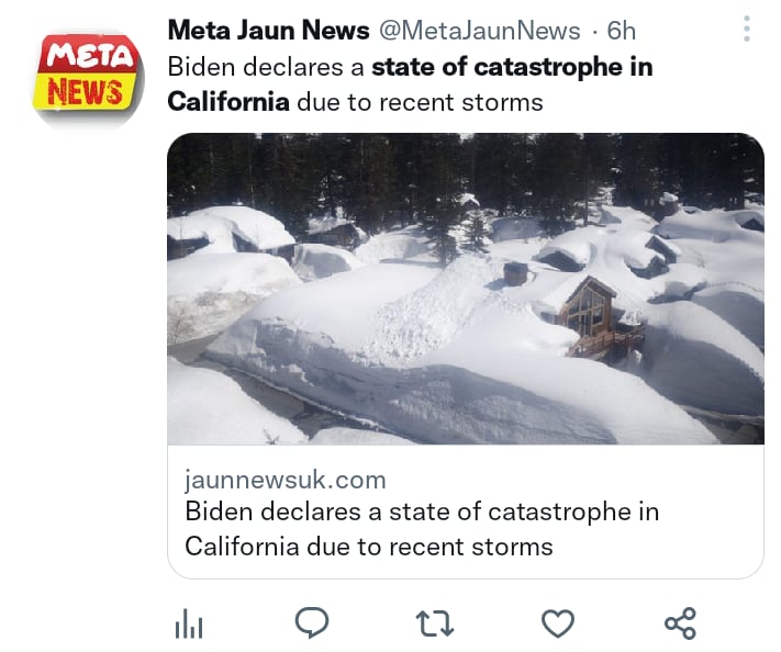 Biden declara estado de catástrofe California
