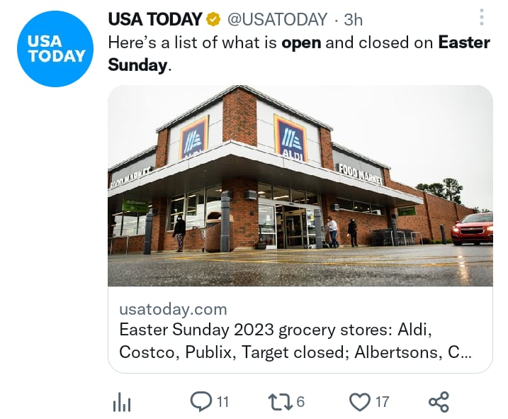 Tiendas abiertas Domingo de Pascua