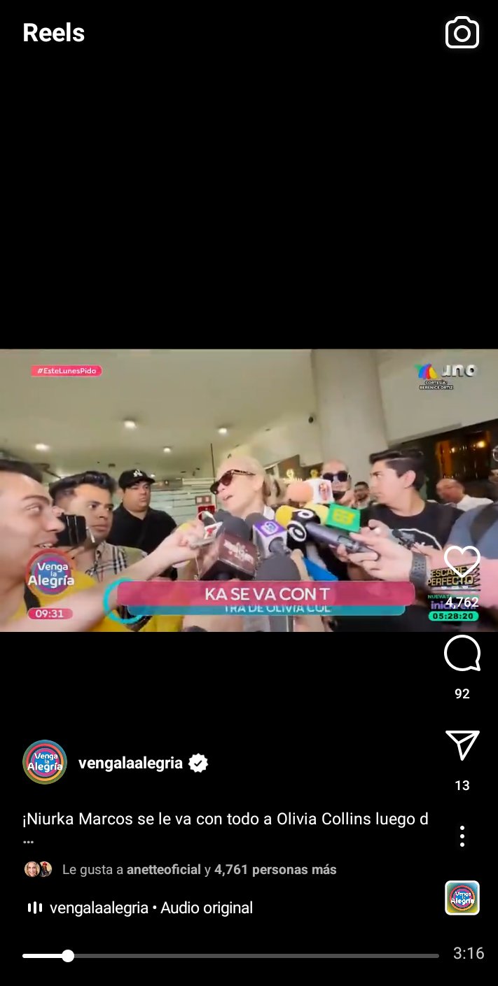 Niurka explota contra Olivia Collins