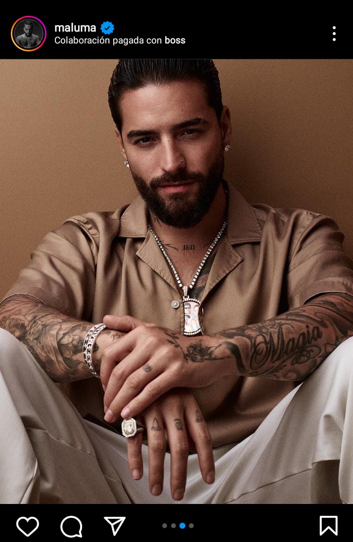 Maluma de luto muerte Bastian