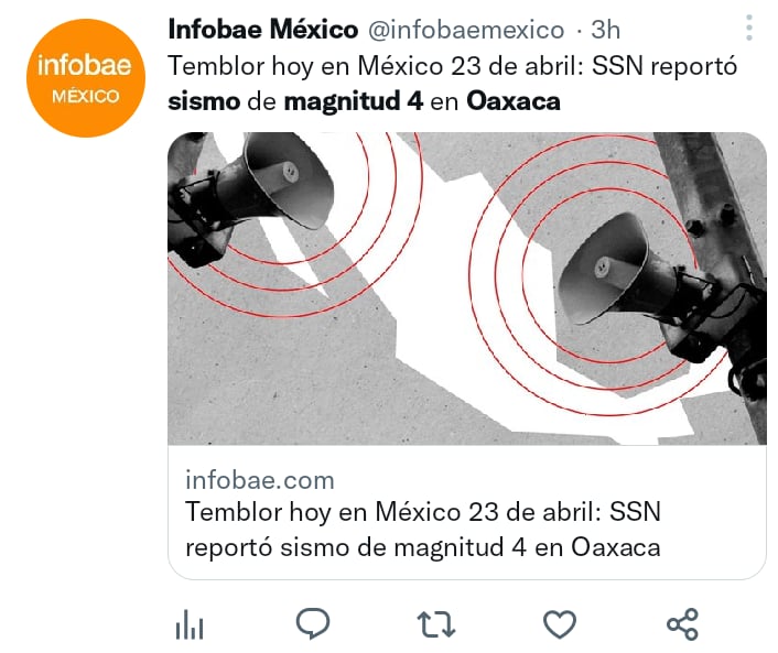 Sismo magnitud 4 Oaxaca