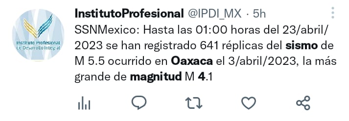 Sismo magnitud 4 Oaxaca