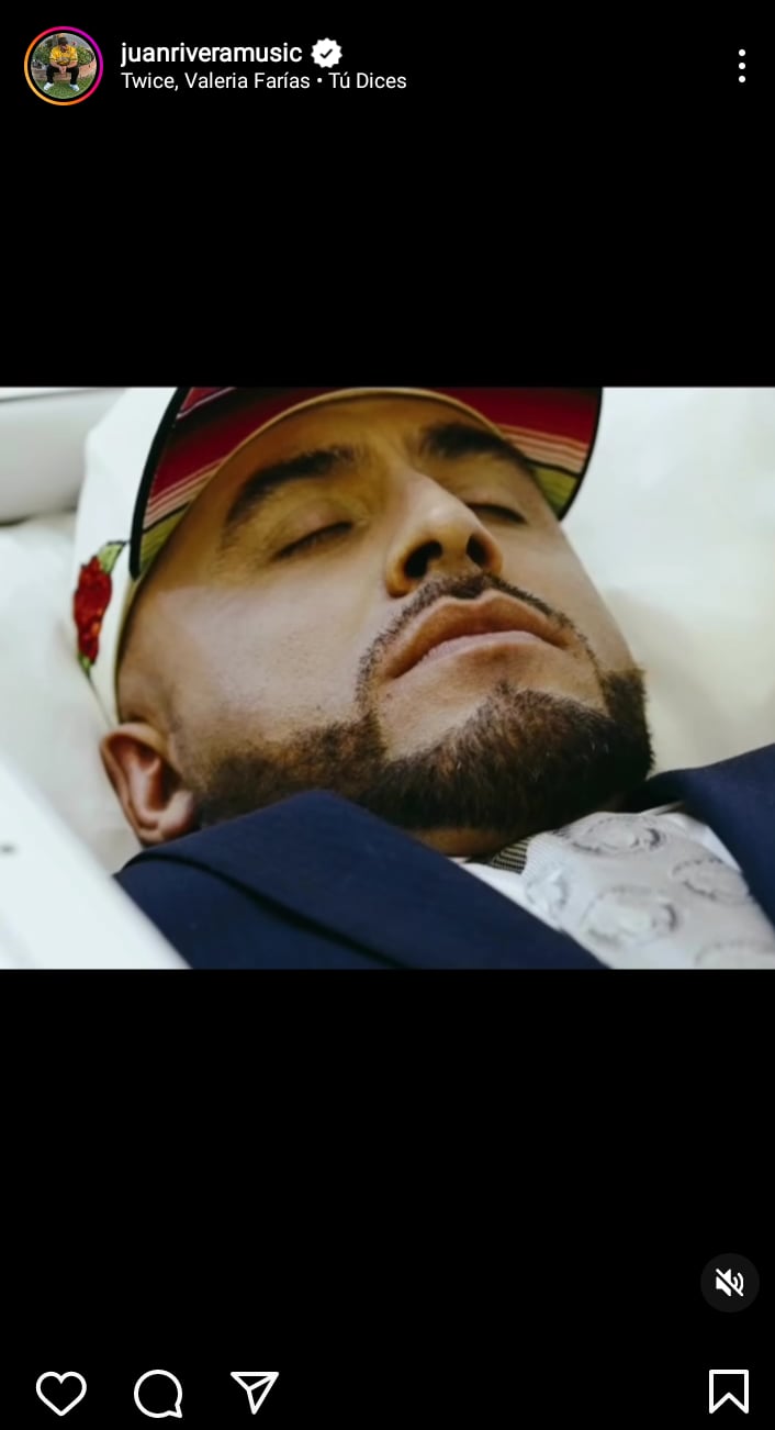 Juan Rivera appears coffin