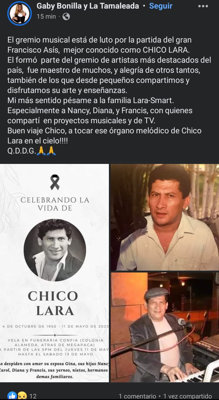 De inmediato las condolencias y tributos se hicieron presentes