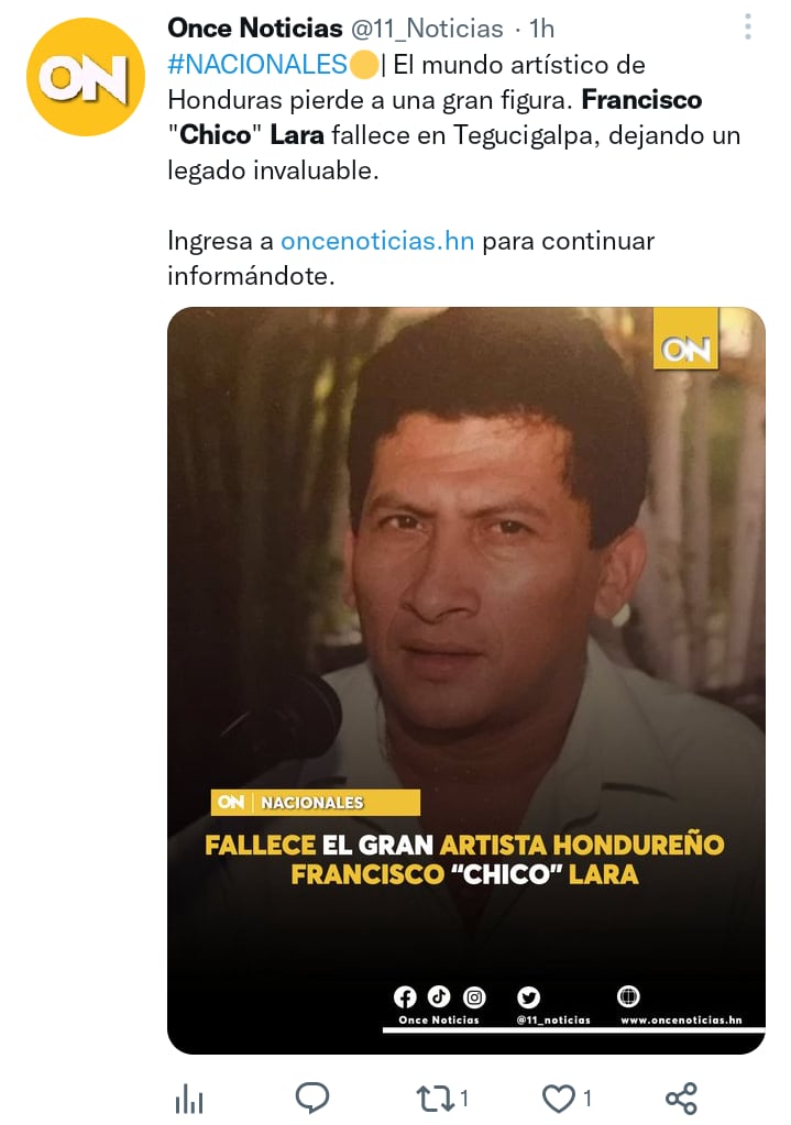 Muere músico Francisco Lara