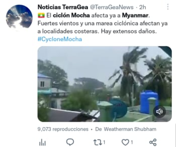 El clima severo no solo afectó a Estados Unidos