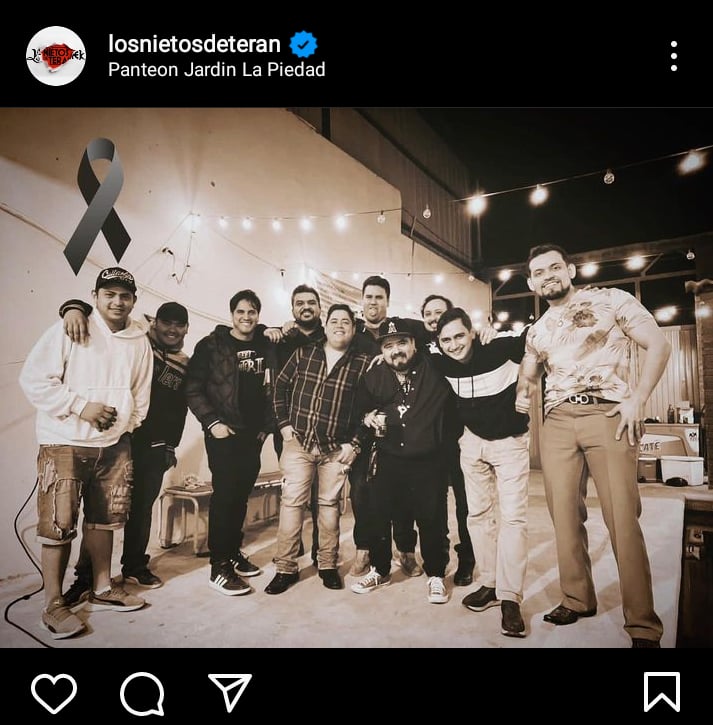 Los nietos de Terán luto