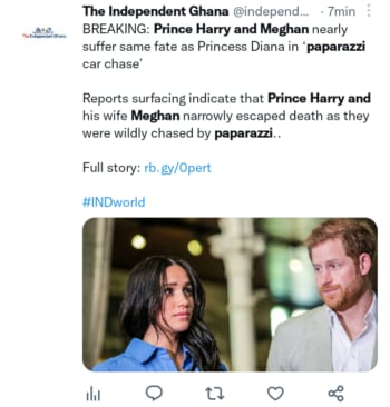 Prince Harry chase Meghan