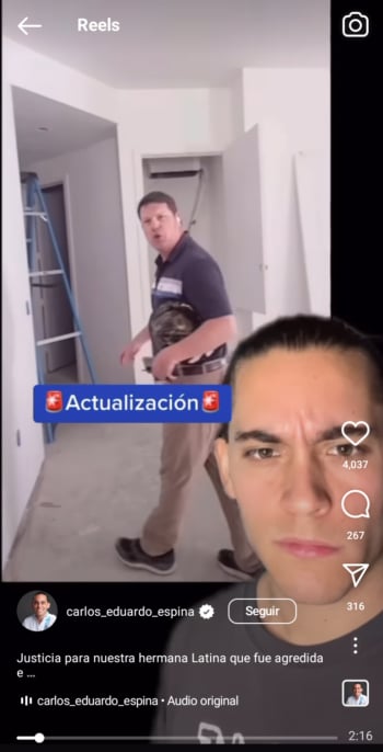 actualmente está recibiendo apoyo