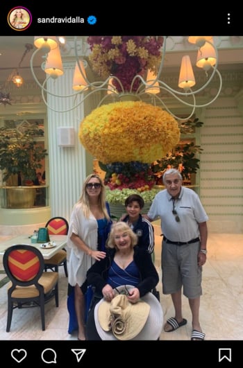 Sandra Vidal de luto