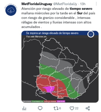 Clima severo sur Florida