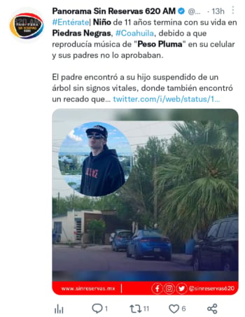 dejó una carta suicida