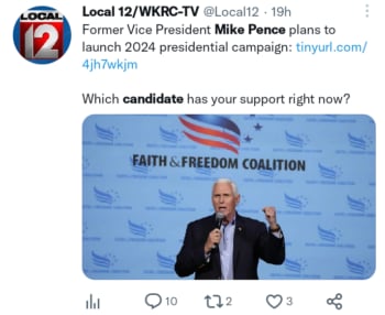 Mike Pence lanzará campaña presidencial