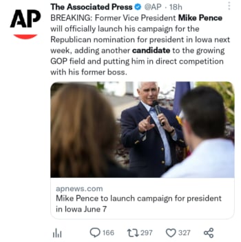 Mike Pence lanzará campaña presidencial