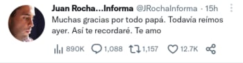 Causa muerte Ricardo Rocha