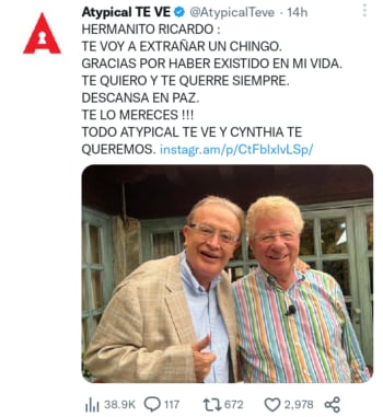 Causa muerte Ricardo Rocha