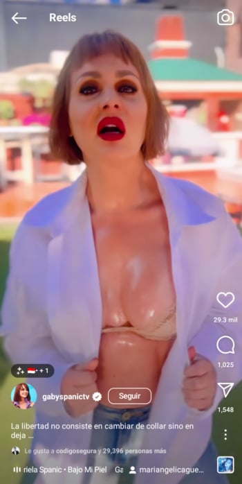 Gaby Spanic boasts a great body