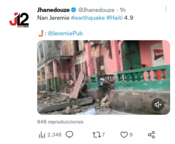 Sismo magnitud 4.9 Haití