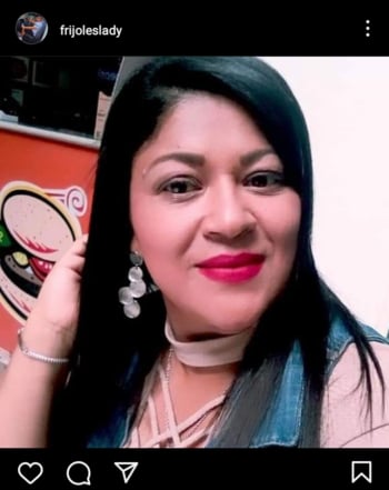 Lady Frijoles de luto