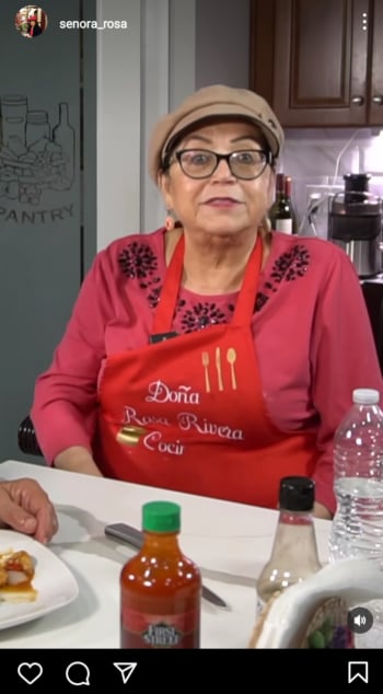Doña Rosa recibió cheque