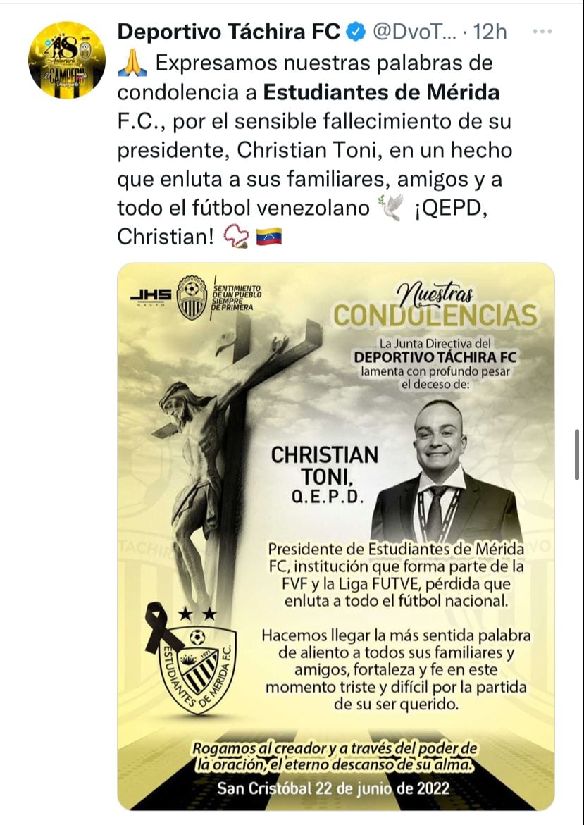 Confirman la triste noticia