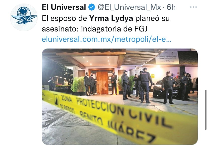 Dan a conocer el 'terrible' secreto del esposo de Yrma Lydya
