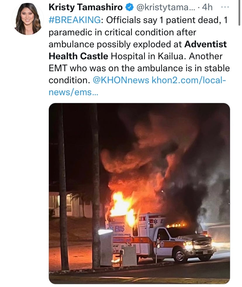 Informan que pasó con los otros paramédicos en la ambulancia