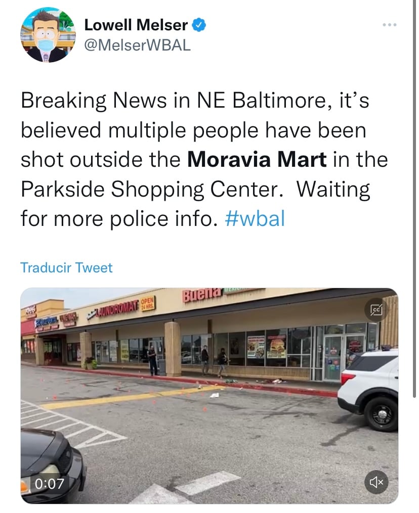 ¿Qué se sabe del tiroteo en el Moravia Mart del centro comercial Parkside?