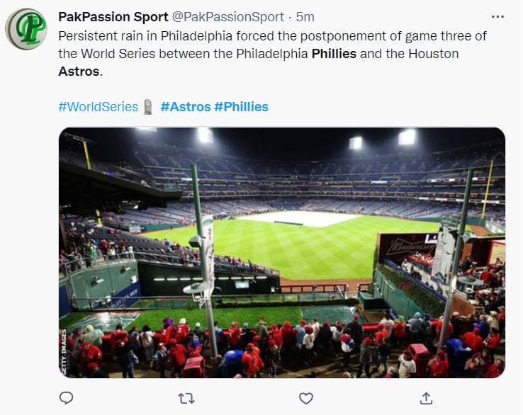 Suspenden encuentro Astros Phillies: ¿Cuándo sucederá el siguiente juego?