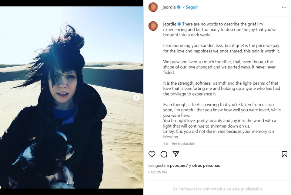 Makeup artist Laney Chantal dies: "There are no words"