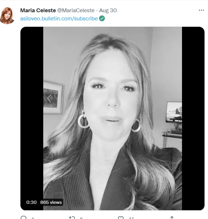 MARÍA CELESTE CRITICÁ TWITTER