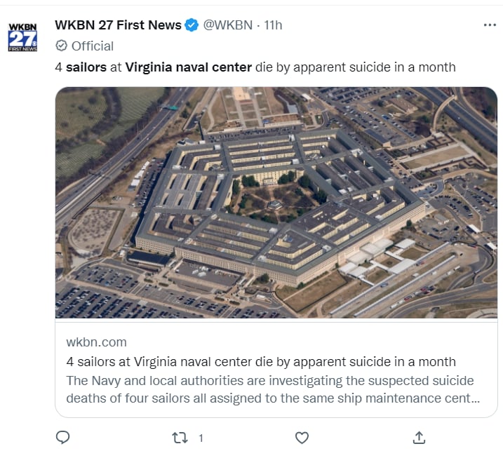 Centro Naval Virginia suicidios: ¿Quiénes son las víctimas?