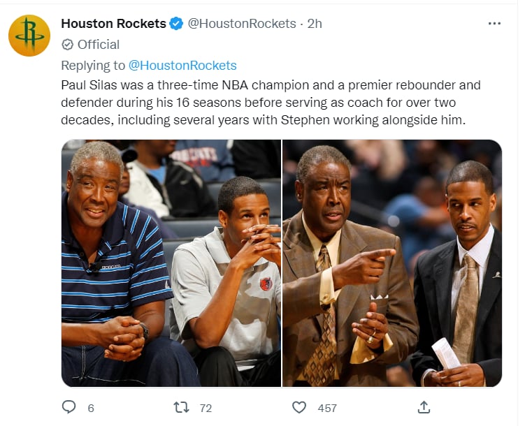La NBA se manifiesta ante la pérdida de Silas