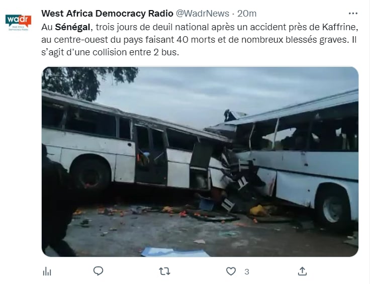 "Un accidente grave"