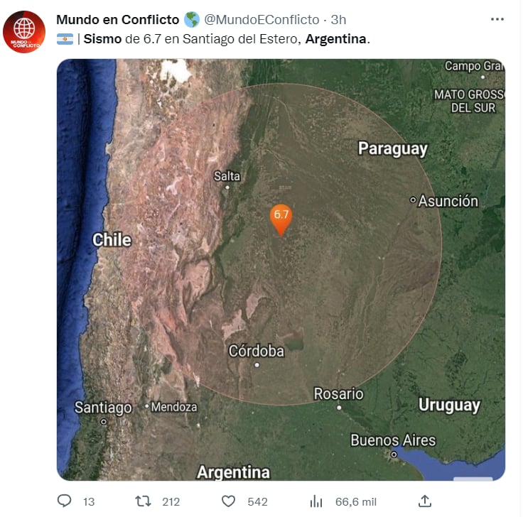 Sismo Santiago del Estero: ¿Qué información se tiene al respecto?